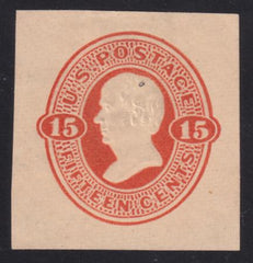 US Postal Stationery and Cut Squares #U98 MINT  VF Inclusion in head Cat Value: $325