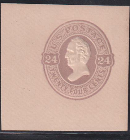 US Postal Stationery and Cut Squares #U101 MINT  SUP 45x45 mm Cat Value: $225