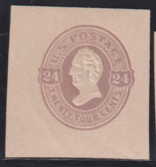 US Postal Stationery and Cut Squares #U101 MINT  VF - XF 39x41 mm, Weiss Cert Cat Value: $225