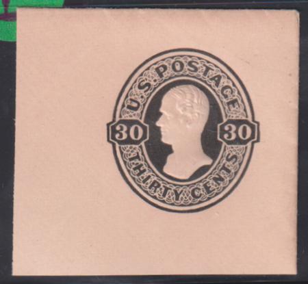 US Postal Stationery and Cut Squares #U104 MINT  SUP FC 49x46 mm Cat Value: $150