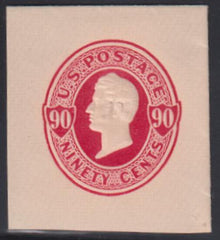 US Postal Stationery and Cut Squares #U107 MINT  XF 37x41 mm Cat Value: $175