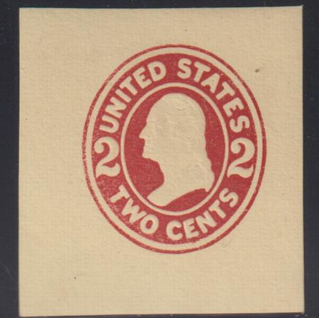 US Postal Stationery and Cut Squares #U407a MINT  VF - XF Die 2 Cat Value: $350