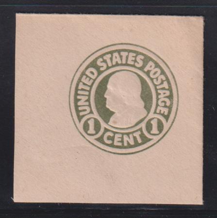 US Postal Stationery and Cut Squares #U420a MINT  VF - XF Die 2, FC Cat Value: $100