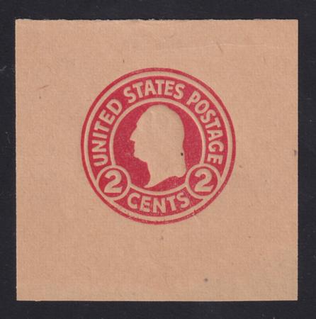 US Postal Stationery and Cut Squares #U435 MINT  SUPERB 49x49 mm PFC Cat Value: $90