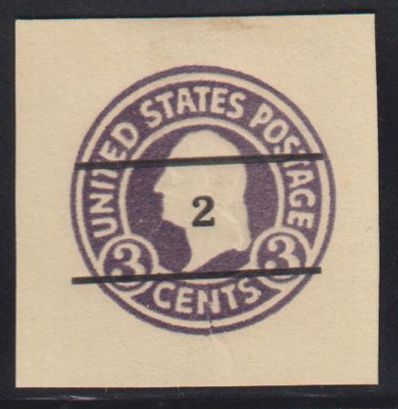 US Postal Stationery and Cut Squares #U476 MINT    VF - XF  Die 1 Signed CP 36x36 mm  Cat Value: $200