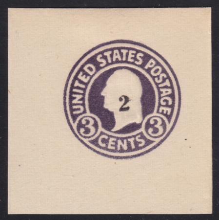 US Postal Stationery and Cut Squares #U477 MINT    SUPERB  FC signed Borteli  Cat Value: $120