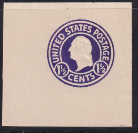 US Postal Stationery and Cut Squares #U481b MINT    SUPERB  Purple Error FC  Cat Value: $55