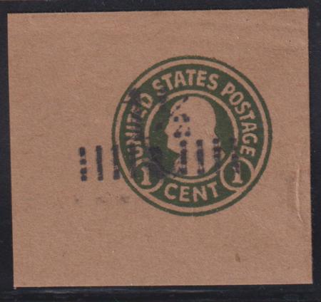 US Postal Stationery and Cut Squares #U500 MINT    VF - XF  FC  Cat Value: $60