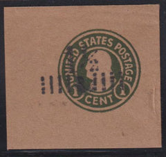 US Postal Stationery and Cut Squares #U500 MINT    VF - XF  FC  Cat Value: $60