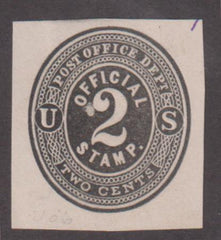 US Postal Stationery and Cut Squares #UO6   F  Cat Value: $120