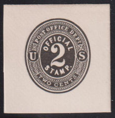 US Postal Stationery and Cut Squares #UO6   SUPERB FC Cat Value: $130