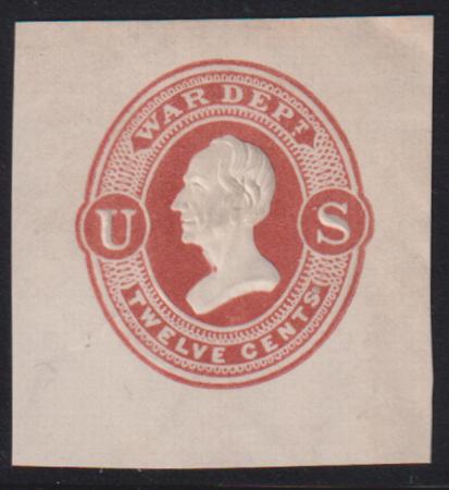 US Postal Stationery and Cut Squares #UO26   VF - XF  Cat Value: $90