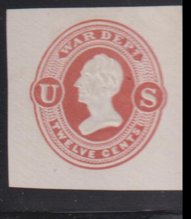 US Postal Stationery and Cut Squares #UO26   F - VF  Cat Value: $90