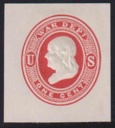 US Postal Stationery and Cut Squares #UO30   VF  Cat Value: $200