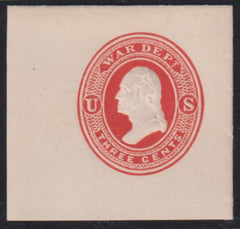 US Postal Stationery and Cut Squares #UO34   XF FC Cat Value: $75