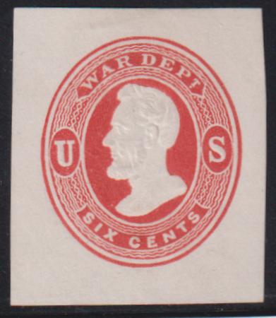 US Postal Stationery and Cut Squares #UO37   F - VF  Cat Value: $75