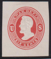 US Postal Stationery and Cut Squares #UO37   F - VF  Cat Value: $75