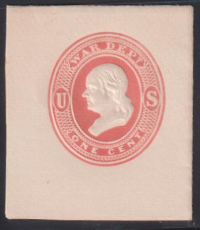 US Postal Stationery and Cut Squares #UO44   XF FC Cat Value: $175