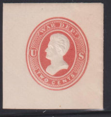 US Postal Stationery and Cut Squares #UO47   XF FC Cat Value: $100