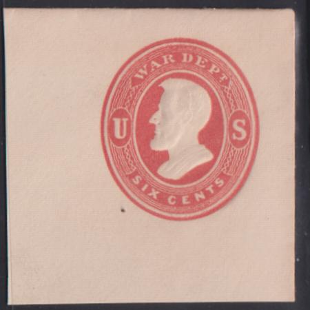 US Postal Stationery and Cut Squares #UO56   VF FC Cat Value: $45