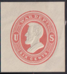 US Postal Stationery and Cut Squares #UO57   VF  Cat Value: $65