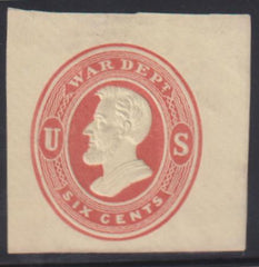US Postal Stationery and Cut Squares #UO57   VF  Cat Value: $65