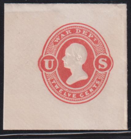 US Postal Stationery and Cut Squares #UO61   VF FC 44x44 mm Cat Value: $40
