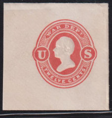 US Postal Stationery and Cut Squares #UO61   VF FC 44x44 mm Cat Value: $40