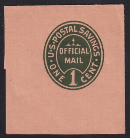 US Postal Stationery and Cut Squares #UO71   SUPERB FC Cat Value: $175