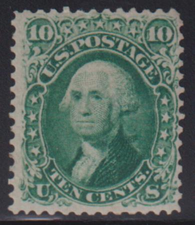 US Classics #68 Mint F - VF Expertly Regummed Cat Value: $375