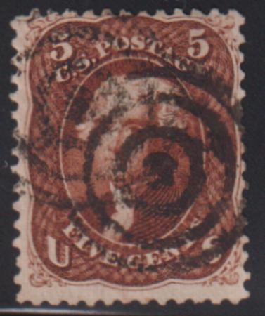 US Classics #75 Used F - VF Red Brown Cat Value: $425