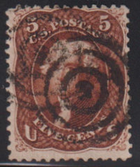 US Classics #75 Used F - VF Red Brown Cat Value: $425
