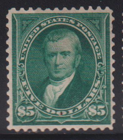 US Bureau and Regular Issues #278 Mint VF - XF Regummed Cat Value: $900 as 85