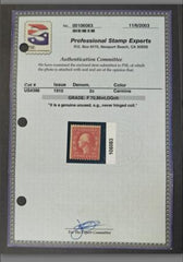 US Early Commemoratives #386 Mint NH F PSE F-70 Cert Cat Value: $260