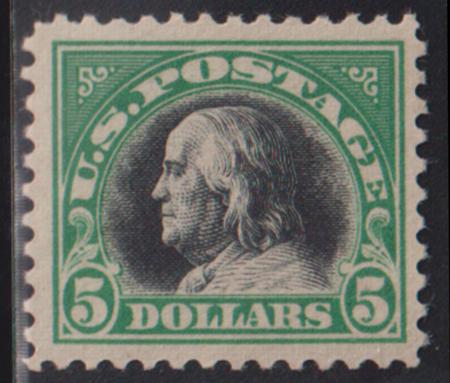 US Washington - Franklin #524 Mint NH VF + Large Margin, Pristine OG Cat Value: $340