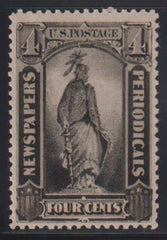 US Newspaper Stamps #PR13 Mint AVE - F No gum Cat Value: $140