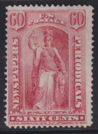 US Newspaper Stamps #PR20 Mint F No gum - under catalogued Cat Value: $550