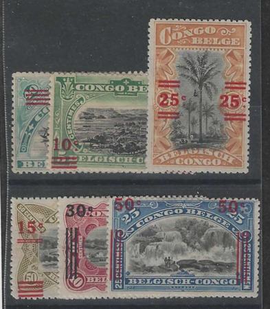 Belgian Congo 64-8 F-VF Mint Hinged cv $6.50