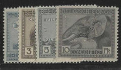 Belgian Congo 108-111  F-VF Mint Hinged  High Values in set cv $58.75