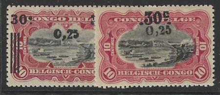 Belgian Congo 86-87 VF Mint Hinged cv $47.50