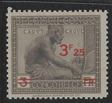 Belgian Congo 157 VFMint Hinged cv $9