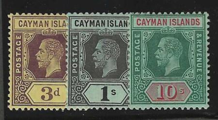 Cayman Islands 29 F-VF Mint Hinged Small Thin on #45 cv $138.50