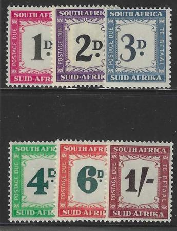 South Africa J40-45  F-VF Mint Hinged cv $51.85