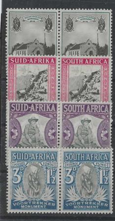 South Africa B1-4  F-VF Mint Hinged cv $43.50