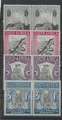 South Africa B1-4  F-VF Mint Hinged cv $43.50