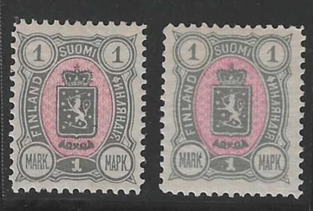 Finland 43, 43A H VF Both colors cv $23.50