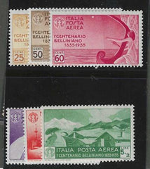 Italy 349-54, C79-83  F-VF Mint NH Some values toned spots cv $710