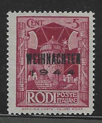 Rhodes Mi 12 Type III I VF Mint LH Signed 3x cv $400-440