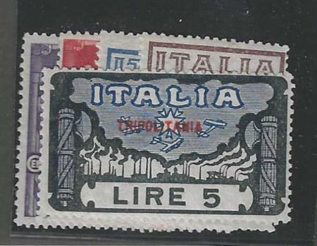 Tripolitania 1-6  Mint Hinged short set Missing #5 cv $60