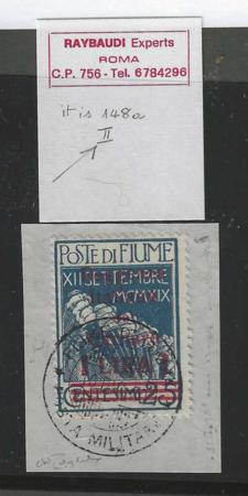 Fiume 118 Used Signed by Raybaudi + 2 others cv $100